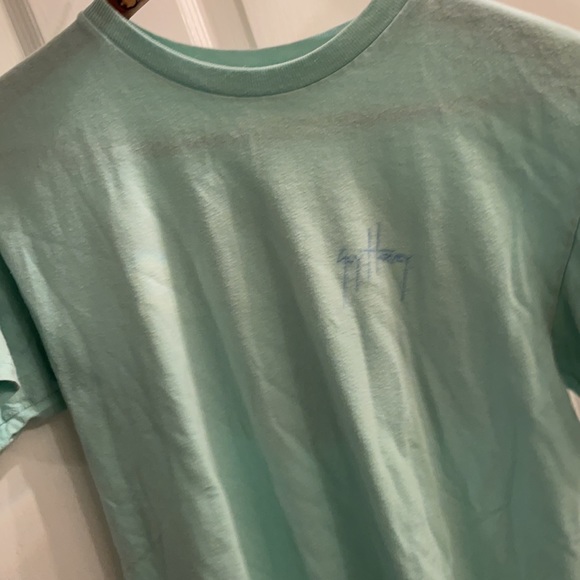 Guy Harvey shirt aqua Small short sleeve - Picture 5 of 16